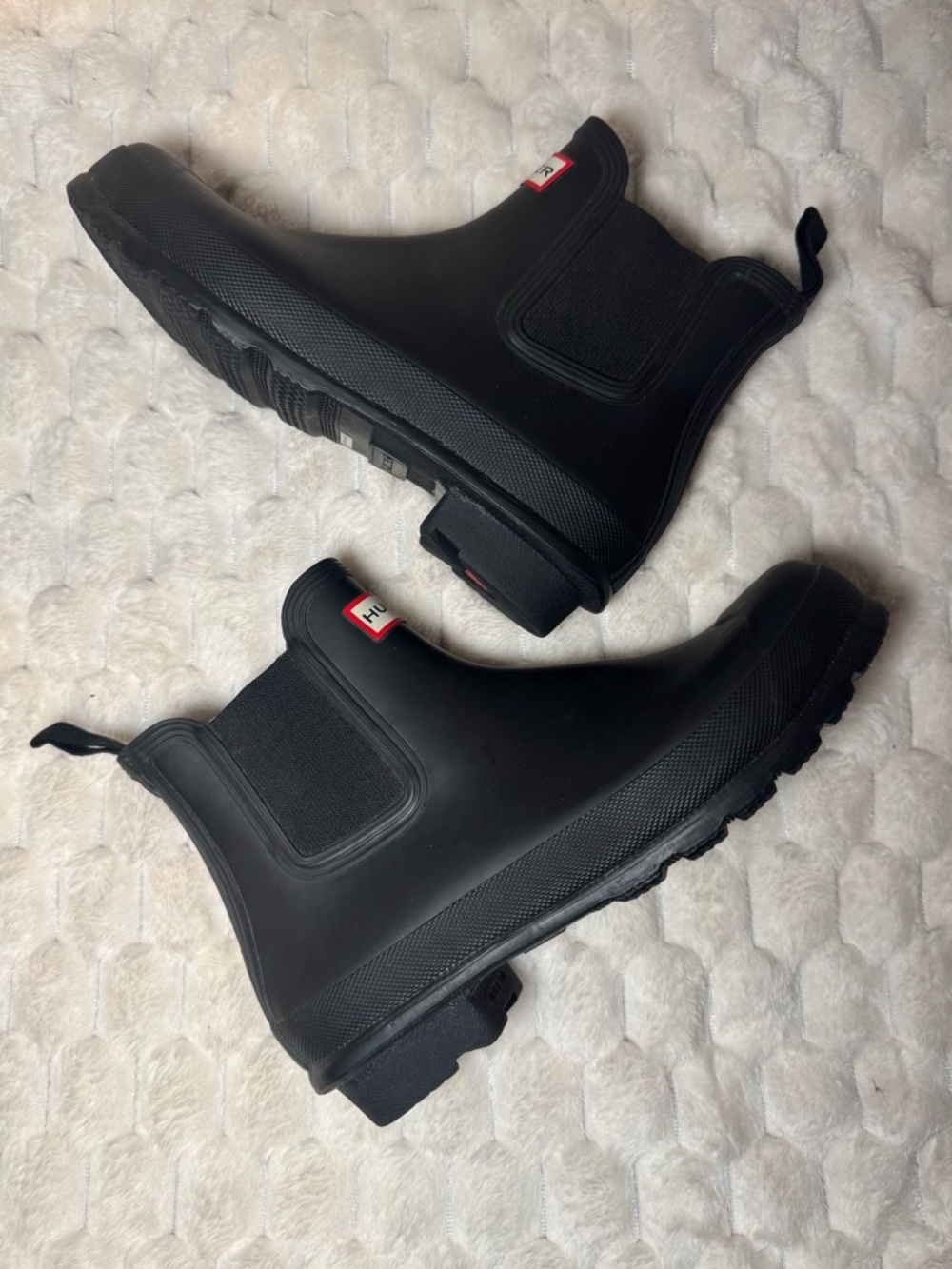 Hunter Chelsea Ankle Rain Booties W 9